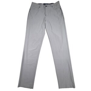VRST Performance Pants Men's‎ 32x32 Gray Stretch Athletic Slim Golf Tech Travel